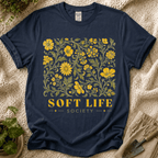Soft Life Society Yellow Flower T-Shirt by Zen & Zucchinis Slow Garden Club