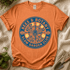 Bees And Botany Garden Badge T-Shirt