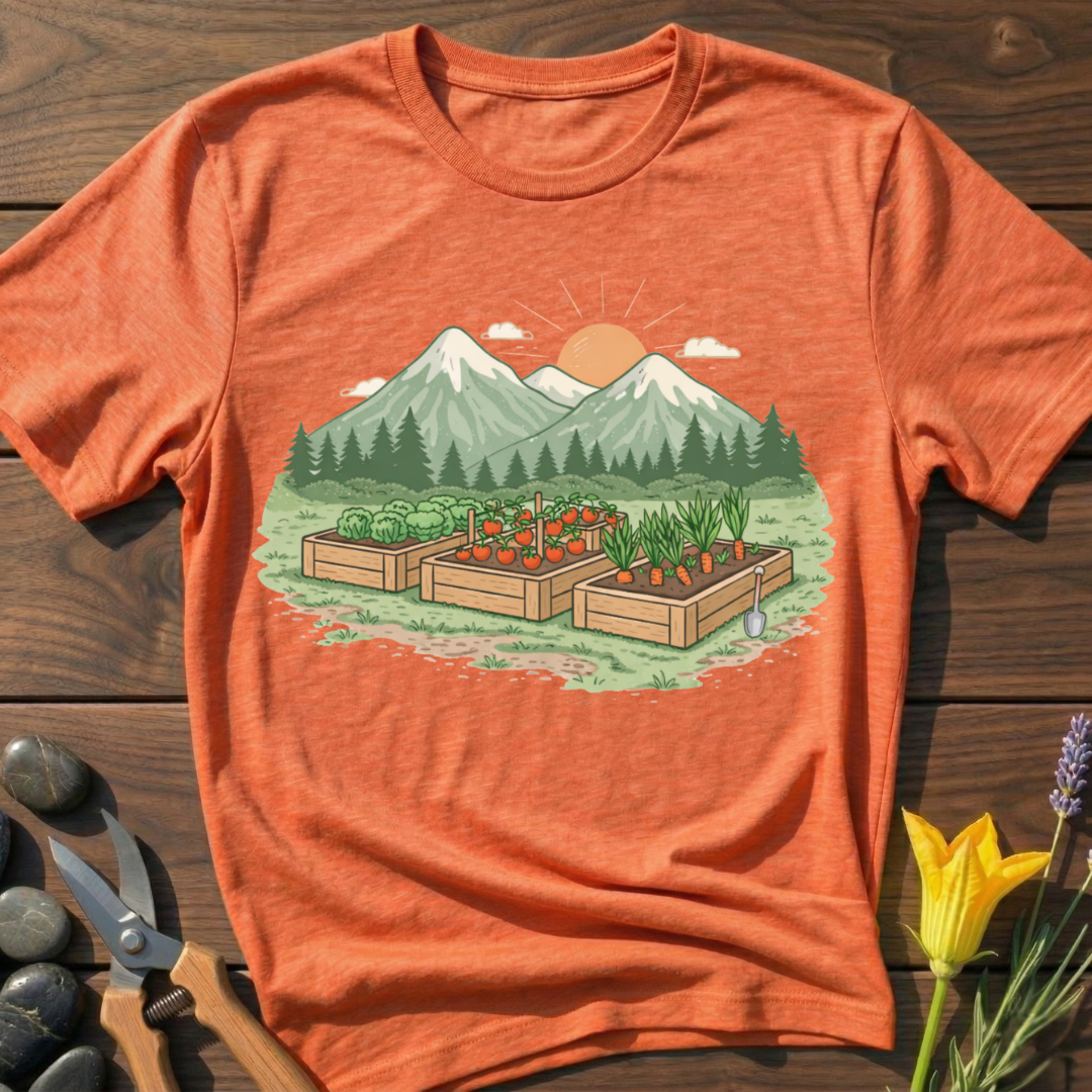 Garden Mountain View T-Shirt
