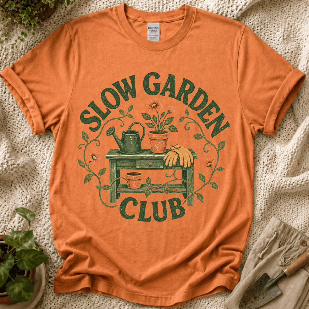 Slow Garden Club Garden Bench T-Shirt