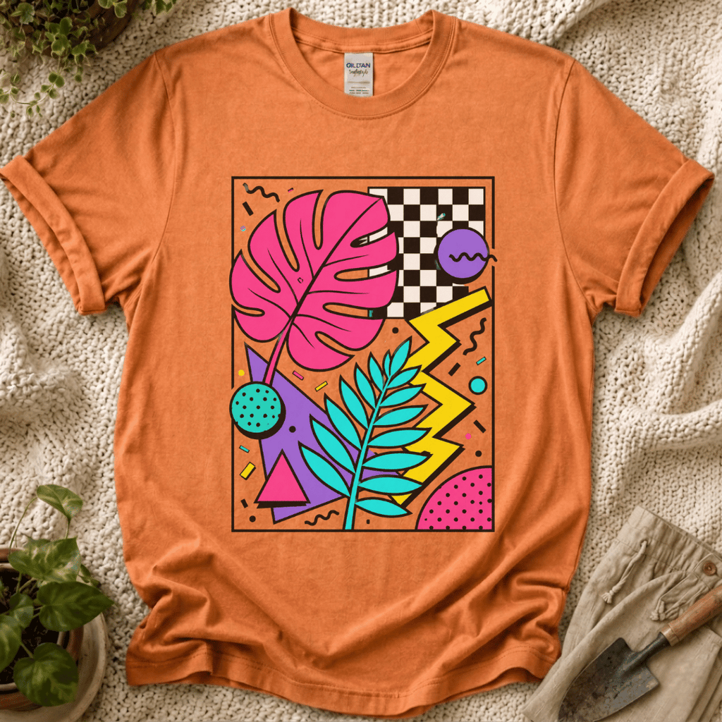 Abstract Wildflower Garden T-Shirt by Zen & Zucchinis Slow Garden Club