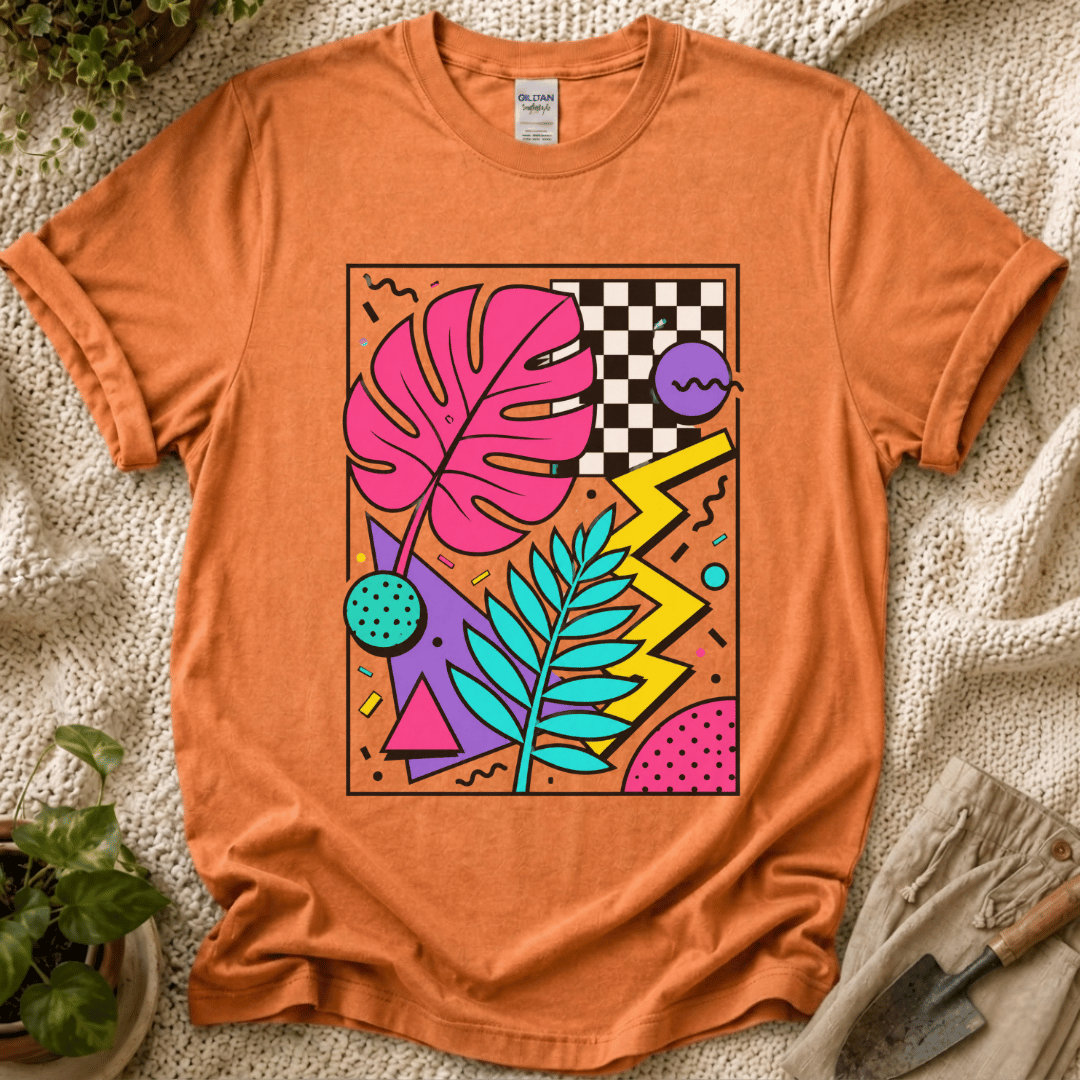 Abstract Wildflower Garden T-Shirt by Zen & Zucchinis Slow Garden Club