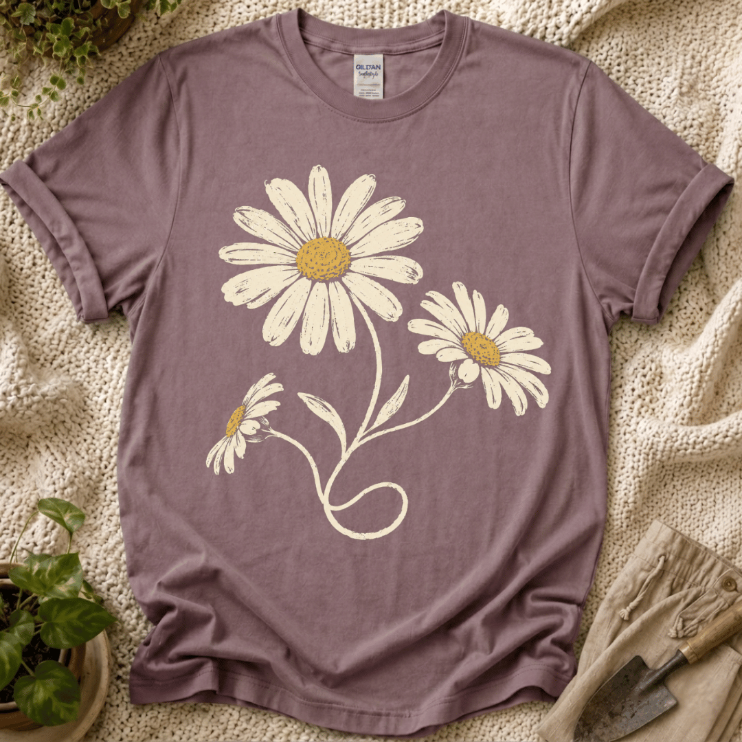 Daisy T-Shirt - Zen & Zucchinis garden graphic tee