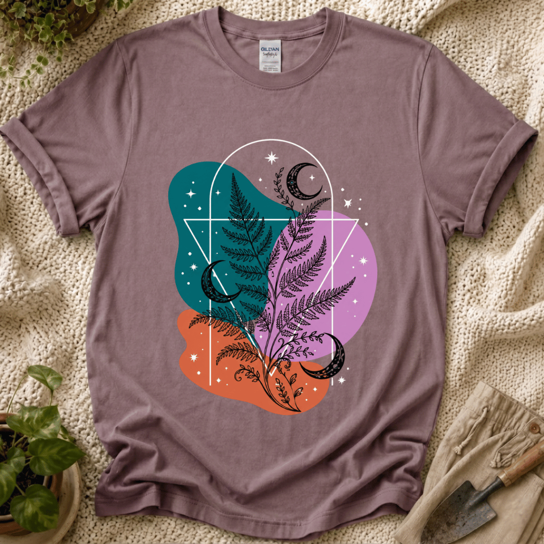Moon Fern Slow Garden T-Shirt by Zen & Zucchinis Slow Garden Club