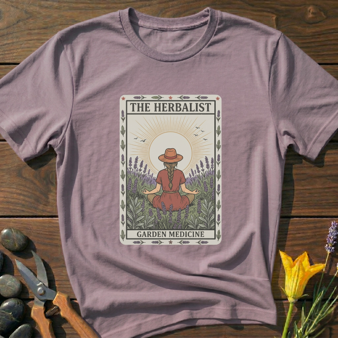 The Herbalist Garden Medicine T-Shirt - Nature Graphic Tee”