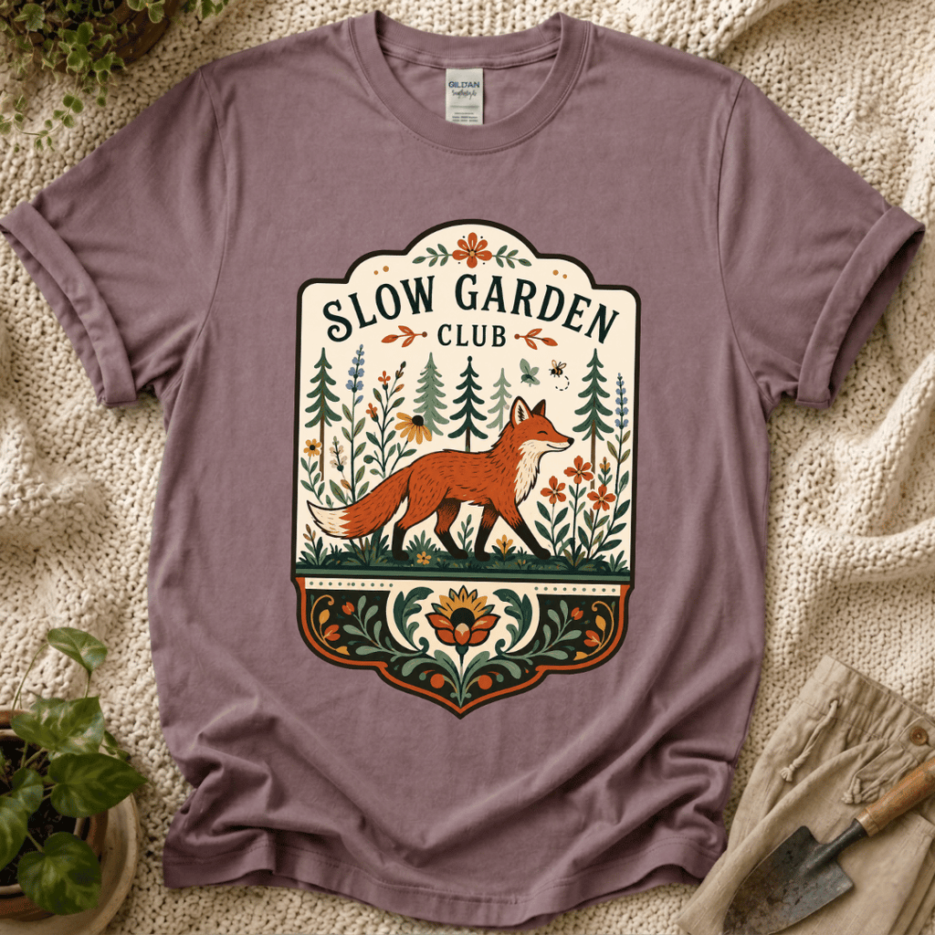 The Local Fox Slow Garden Club T-Shirt