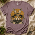 Rooted Sunset Slow Garden Bunny T-Shirt by Zen & Zucchinis Slow Garden Club