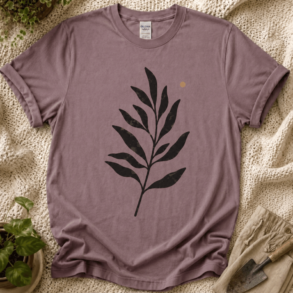 Sunset Behind Leaves T-Shirt