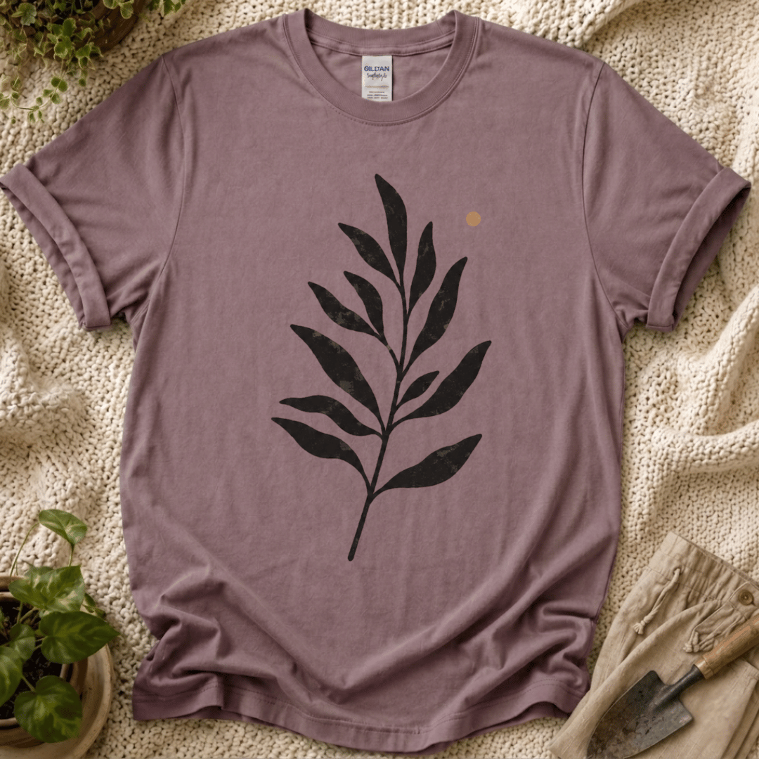 Sunset Behind Leaves T-Shirt