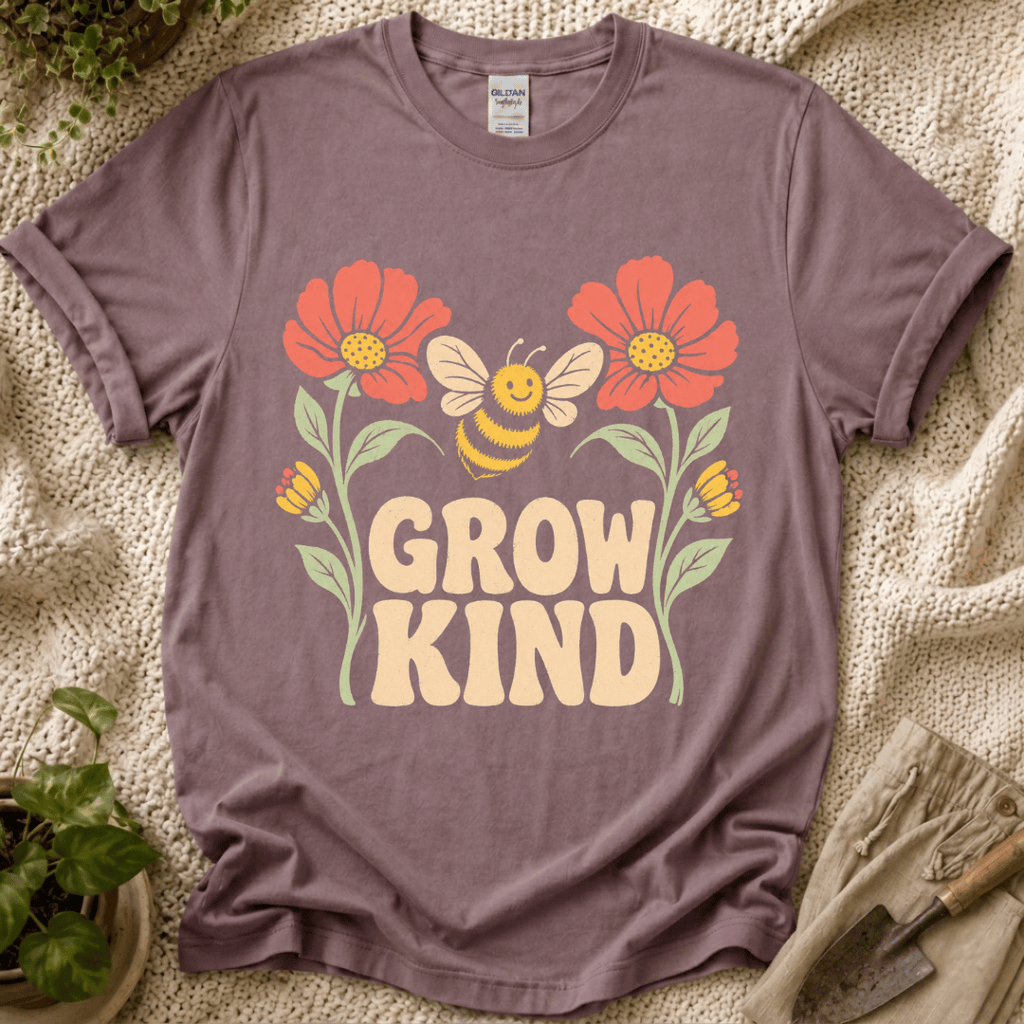 Grow Kind Flower Bee T-Shirt