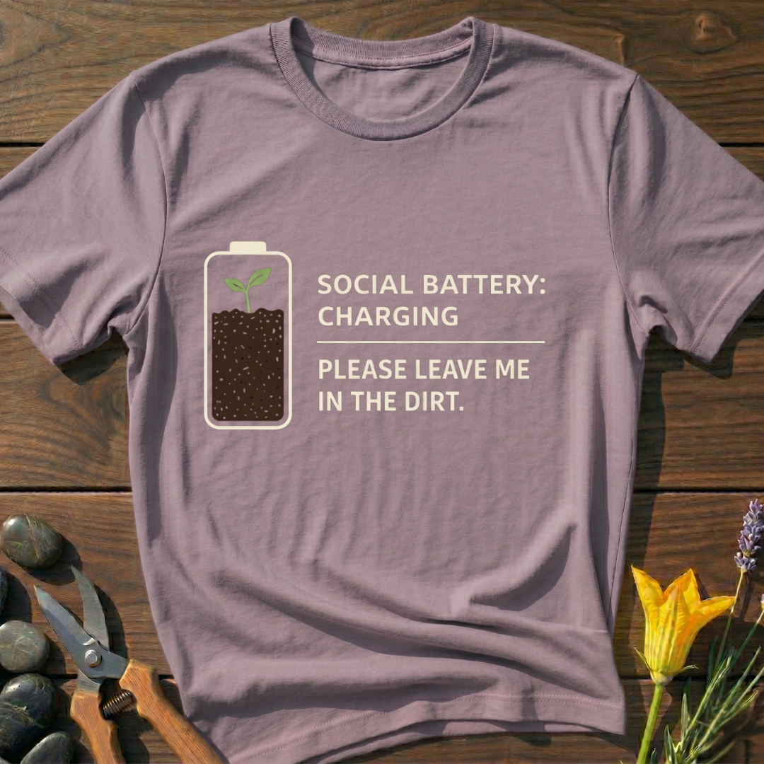 Social Battery Charging T-Shirt