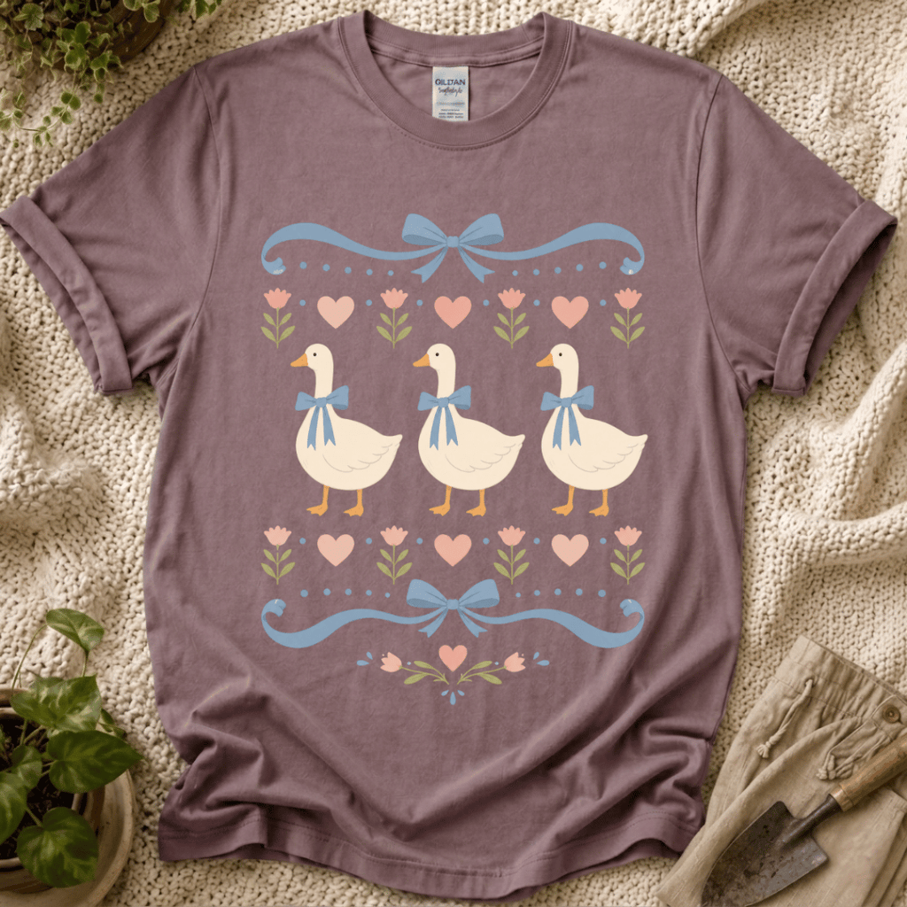 Slow Garden Goose T-Shirt by Zen & Zucchinis Slow Garden Club