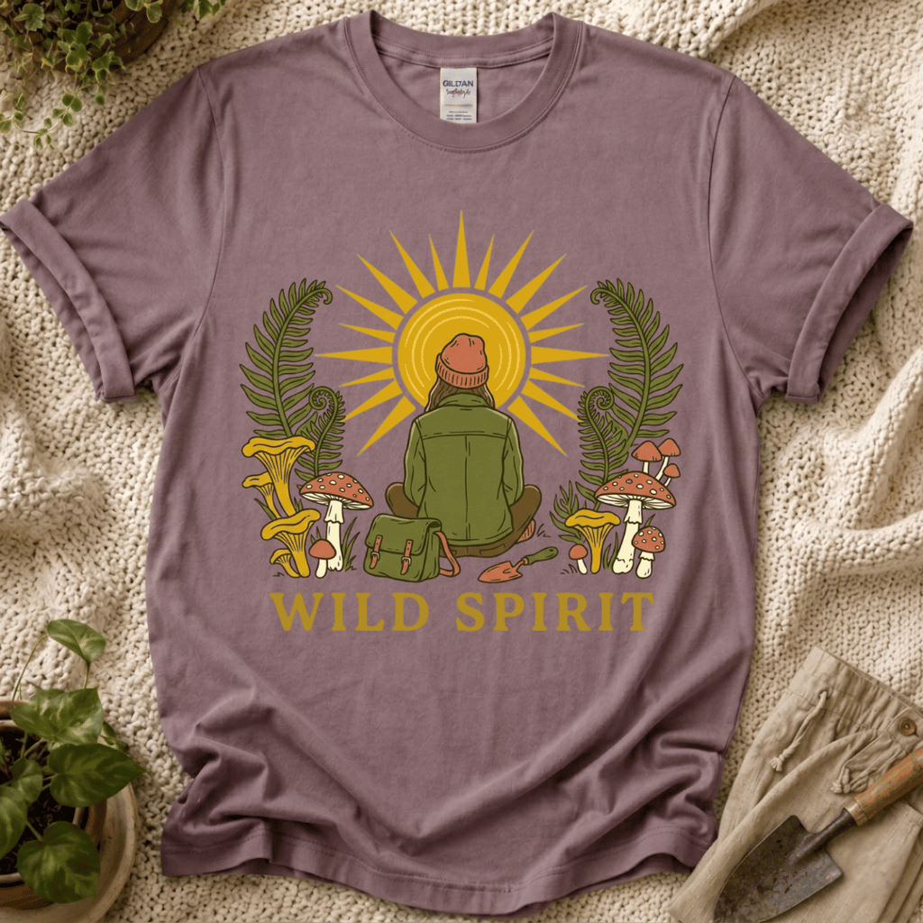 Wild Spirit Nature T-Shirt by Zen & Zucchinis Slow Garden Club