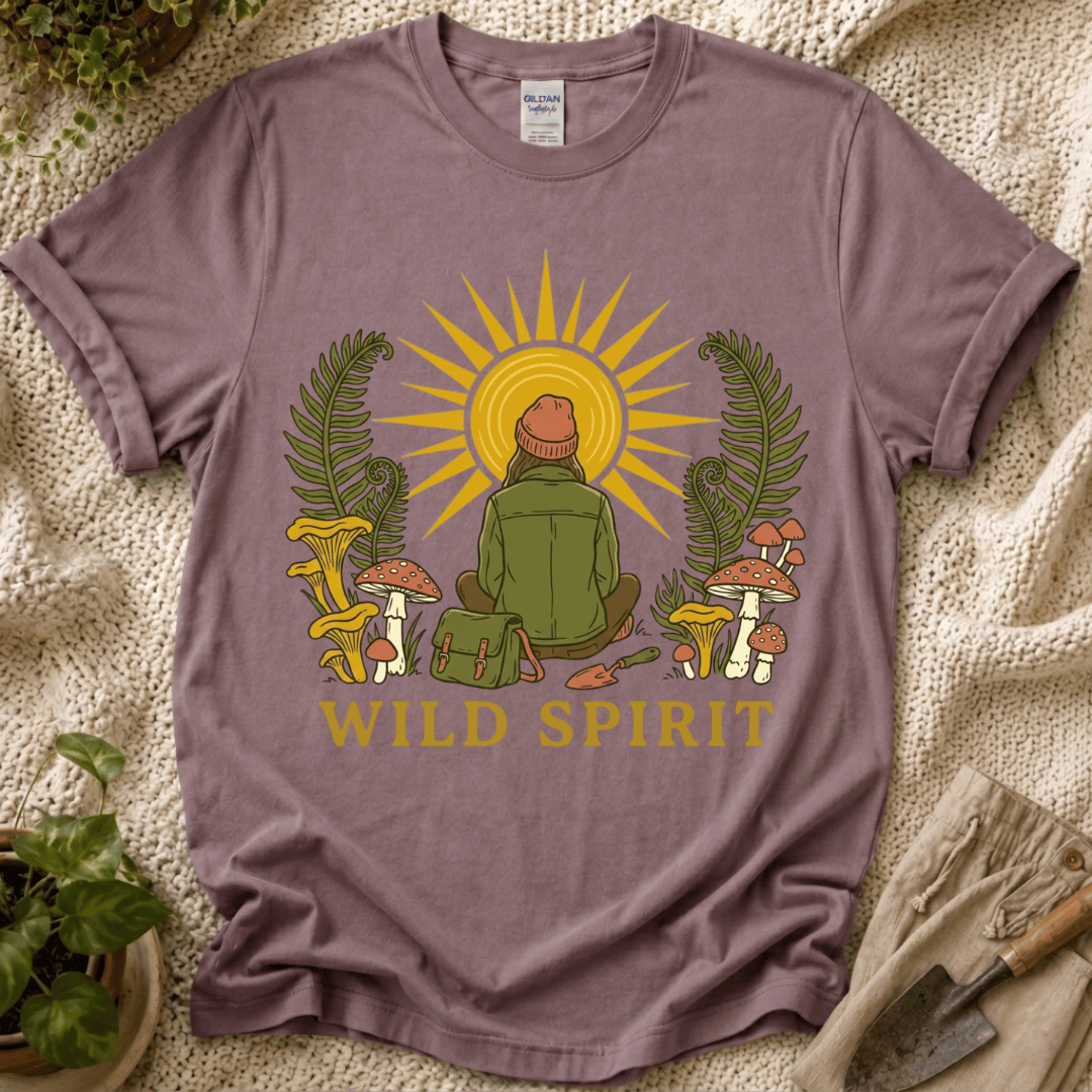 Wild Spirit Nature T-Shirt by Zen & Zucchinis Slow Garden Club