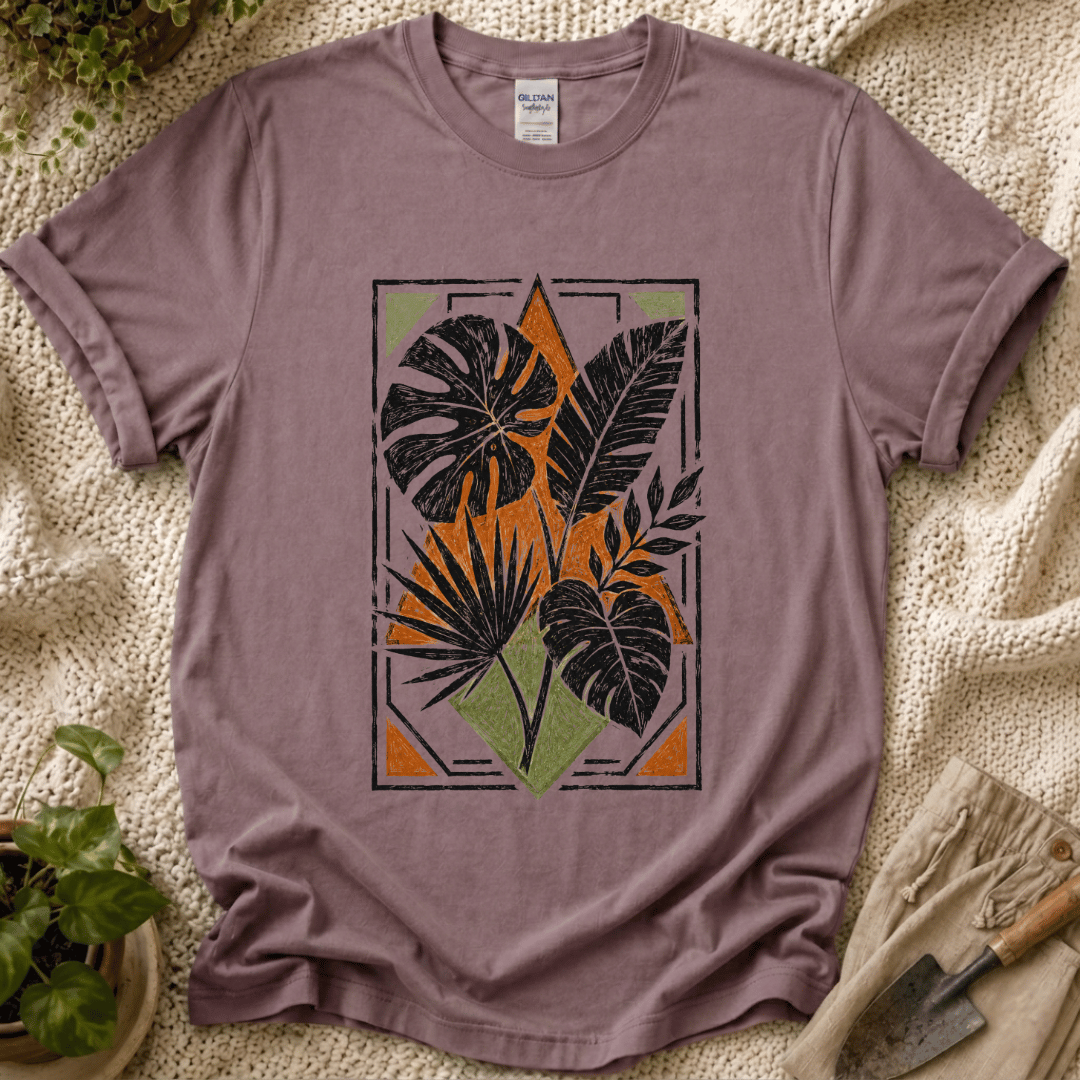 Botanical Frame T-Shirt by Zen & Zucchinis Slow Garden Club