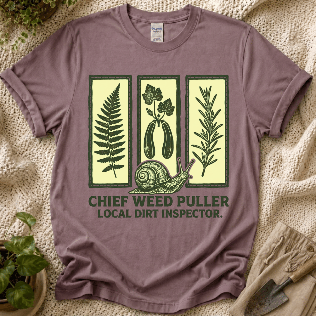 Chief Weed Puller Garden Club T-Shirt