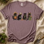 Slow Garden Kitties T-Shirt by Zen & Zucchinis Slow Garden Club