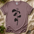Minimal Botanical Stem T-Shirt