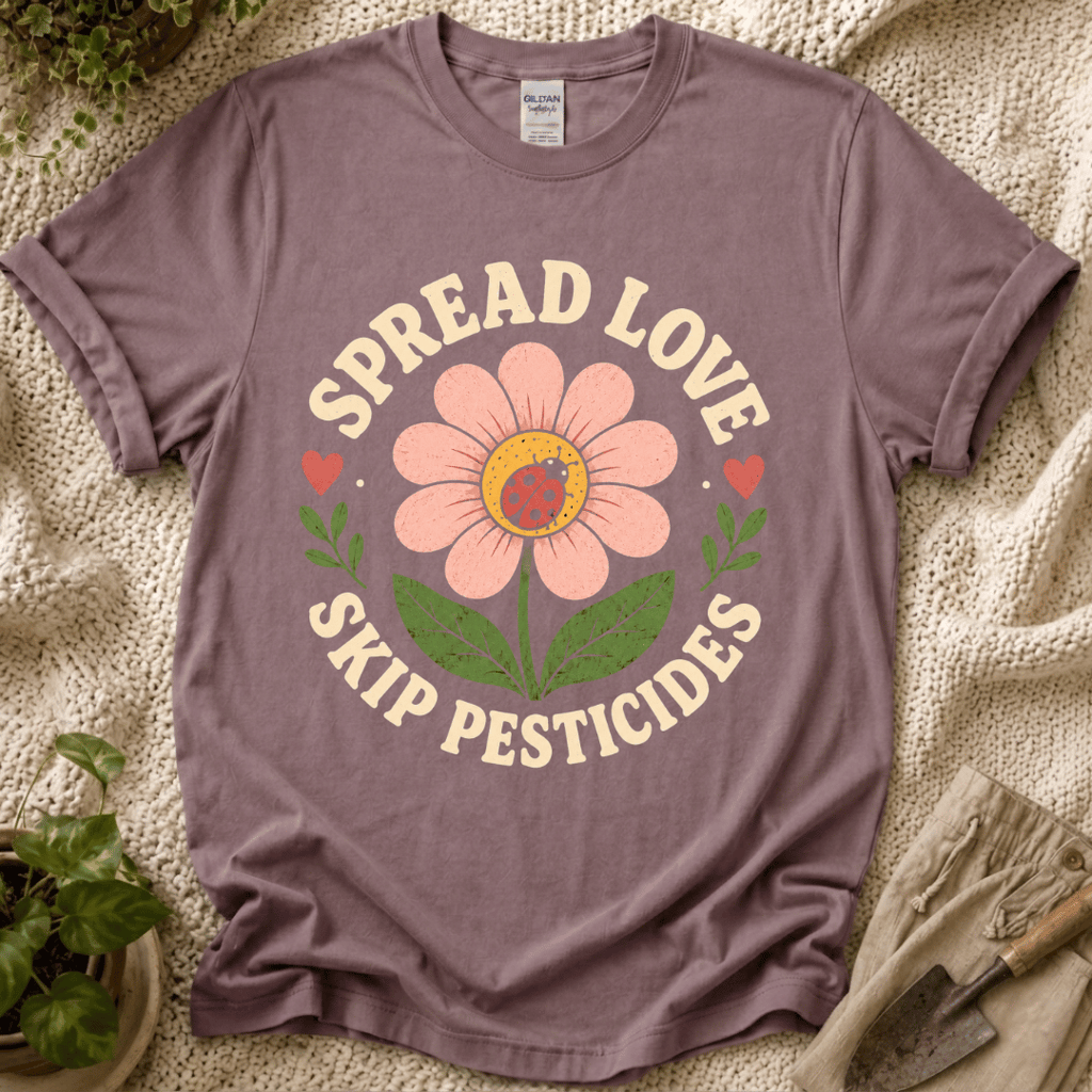 Spread Love Skip Pesticides T-Shirt