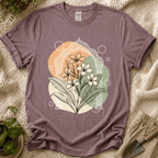 Bohemian Flower Graphic T-Shirt by Zen & Zucchinis Slow Garden Club