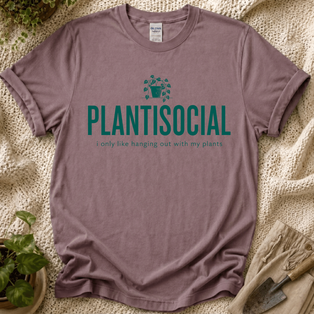 Plantisocial T-Shirt by Zen & Zucchinis Slow Garden Club