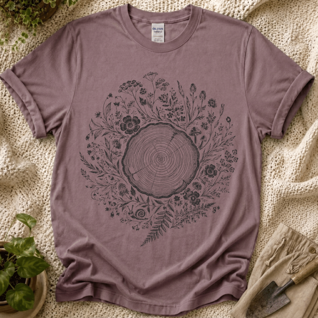 Rooted in Slow Time Botanical T-Shirt