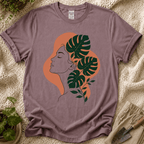 Floral Female Silhouette T-Shirt by Zen & Zucchinis Slow Garden Club
