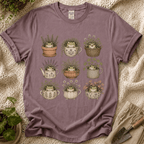 Froggy in a Pot T-Shirt by Zen & Zucchinis Slow Garden Club