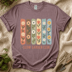 Flower Stripes Garden T-Shirt