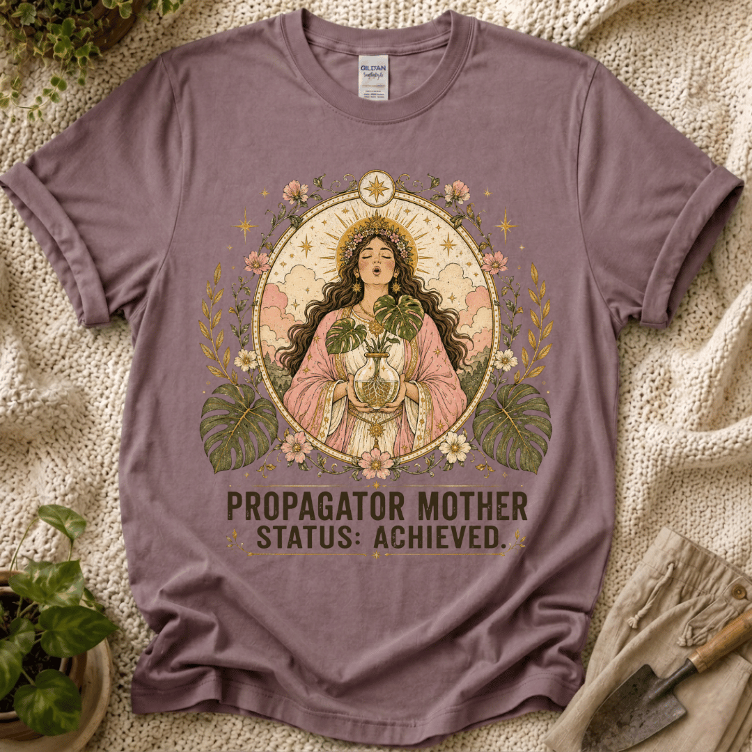 Propagator Mother Garden T-Shirt by Zen & Zucchinis Slow Garden Club