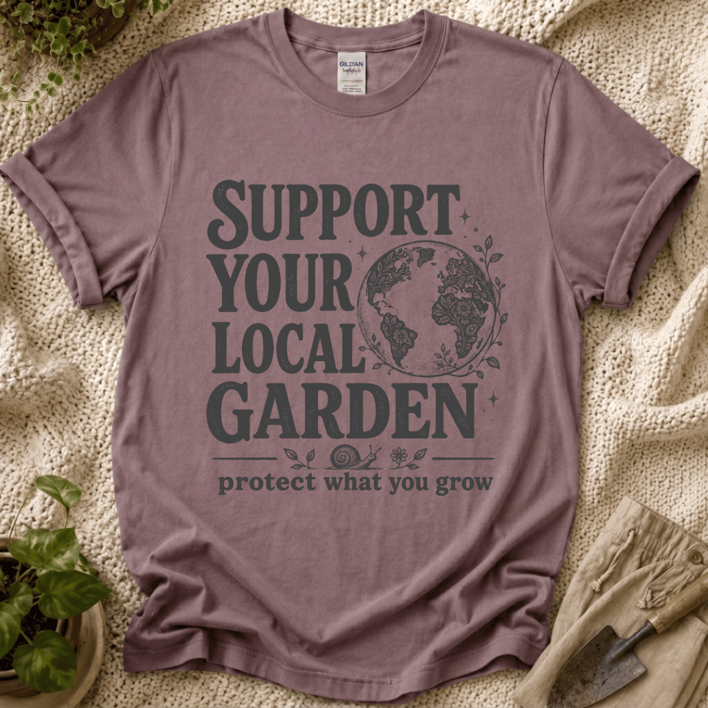 Support Your Local Garden T-Shirt by Zen & Zucchinis Slow Garden Club