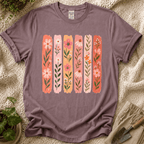 Flower on Stripes T-Shirt