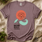 Nature Heals Botanical T-Shirt by Zen & Zucchinis Slow Garden Club
