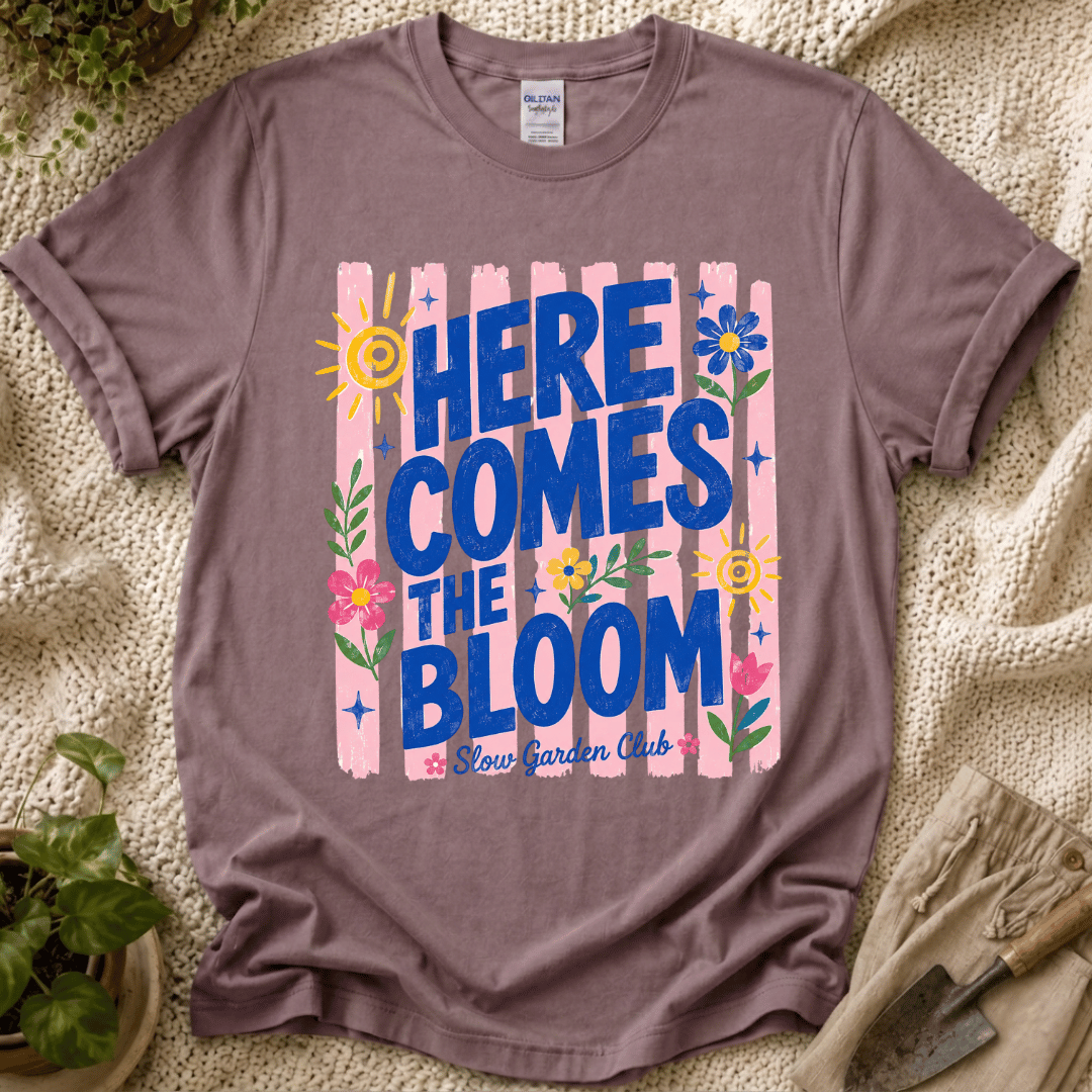 Here Comes The Bloom Summer Stripes T-Shirt