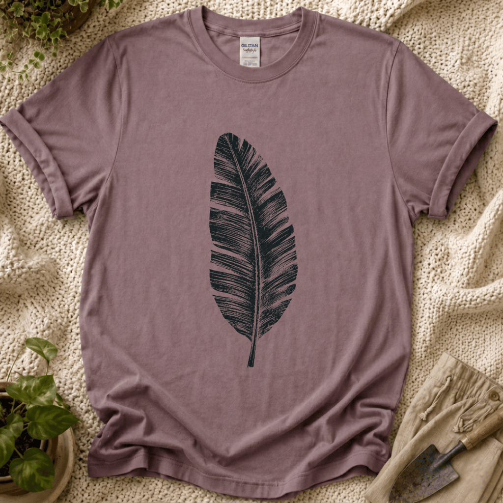 Feather of Luck T-Shirt by Zen & Zucchinis Slow Garden Club