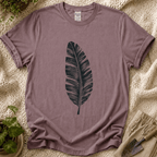 Feather of Luck T-Shirt by Zen & Zucchinis Slow Garden Club
