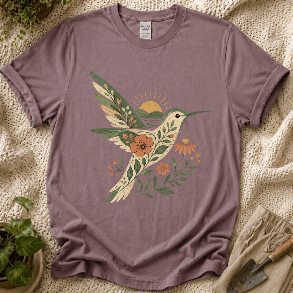 Botanical Hummingbird T-Shirt