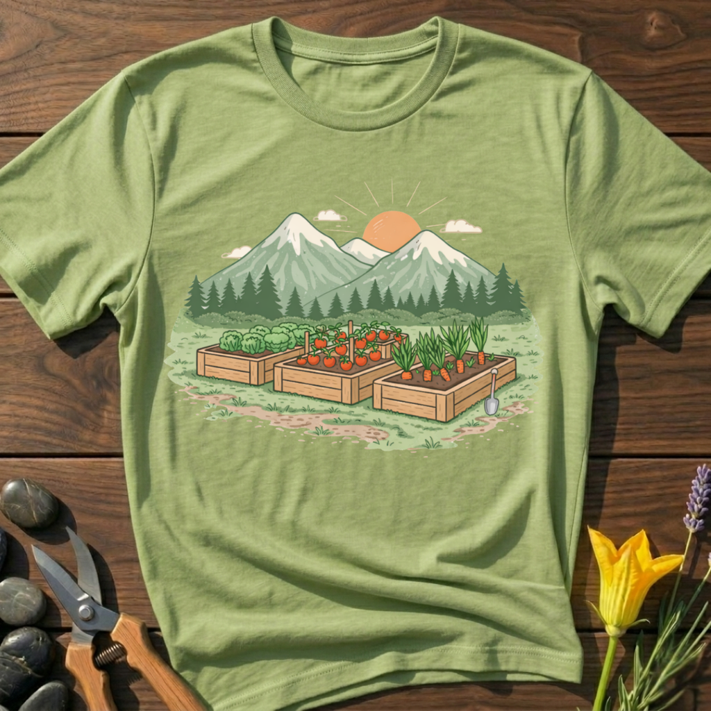 Garden Mountain View T-Shirt