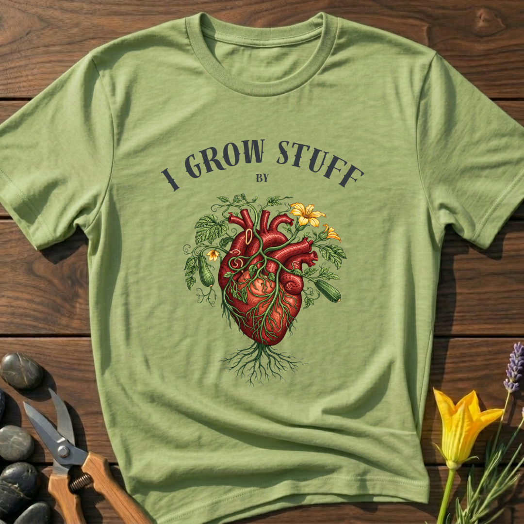 I Grow Stuff By Heart - T-Shirt