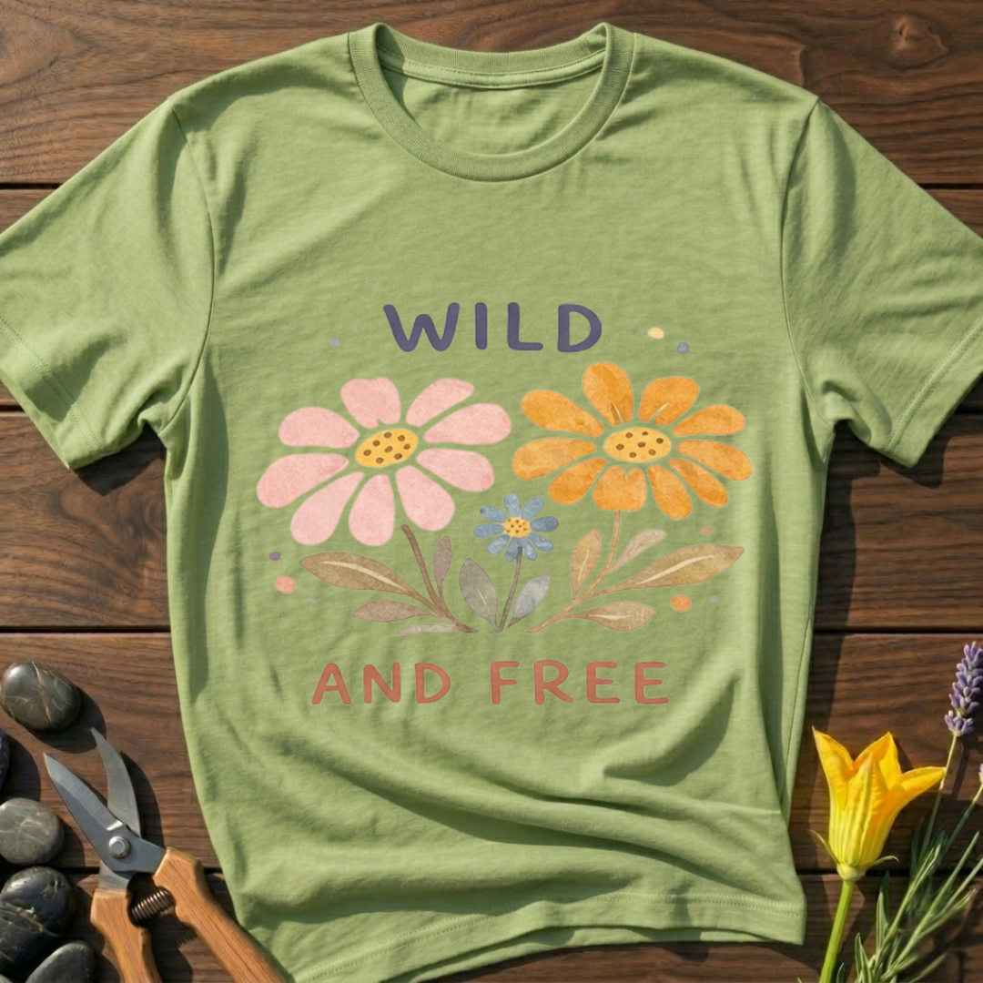 Wild and Free Flower T-Shirt
