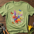 Floral Butterfly Bouquet T-Shirt