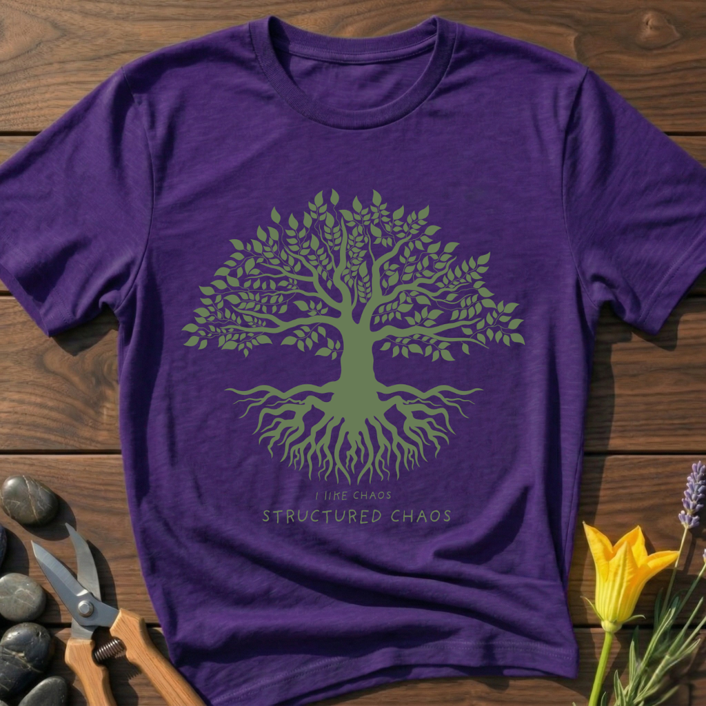 Structured Chaos Tree T-Shirt