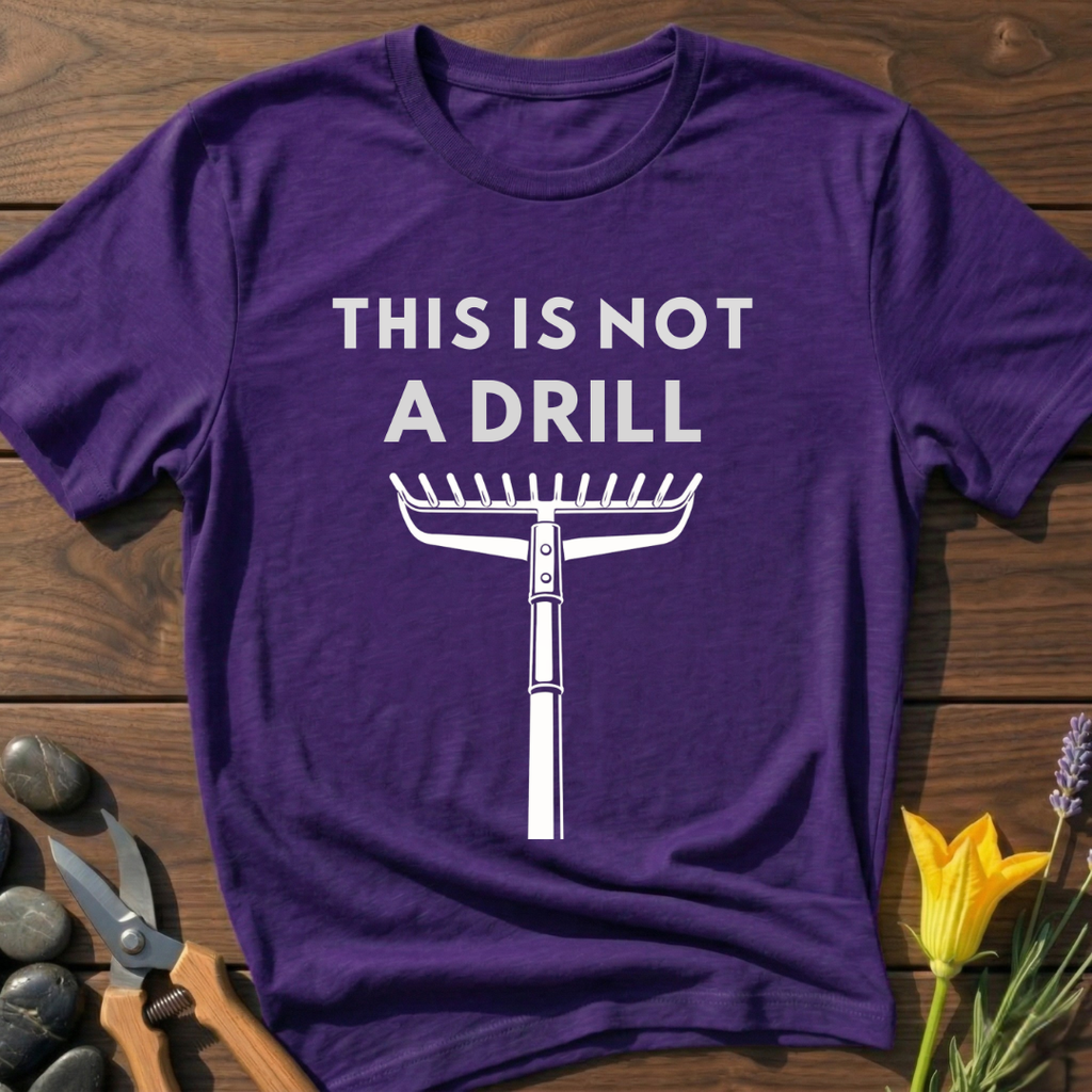 No Drill Garden Rake T-Shirt