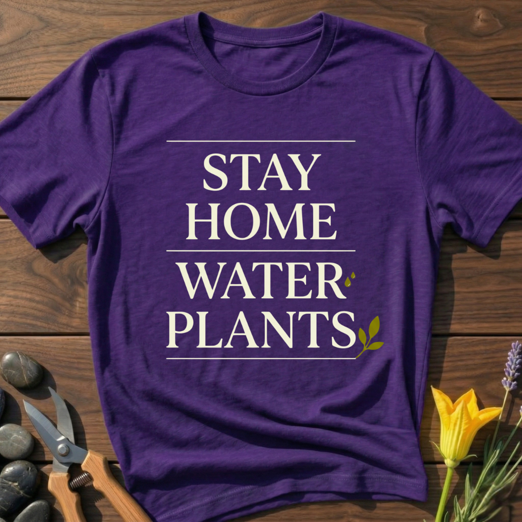 Stay Home Water Plants T-Shirt