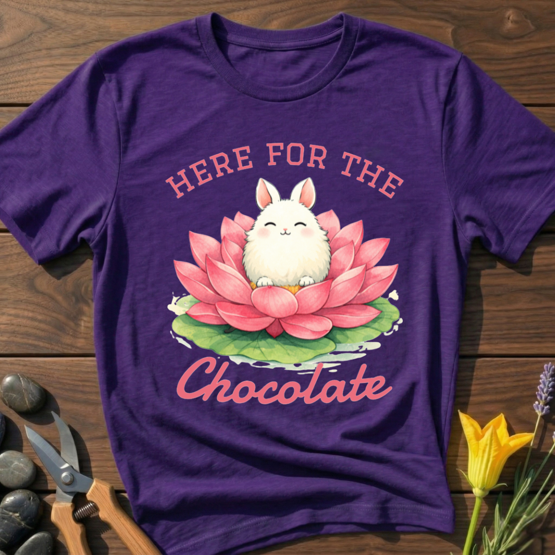 Chocolate Lotus Bunny T-Shirt