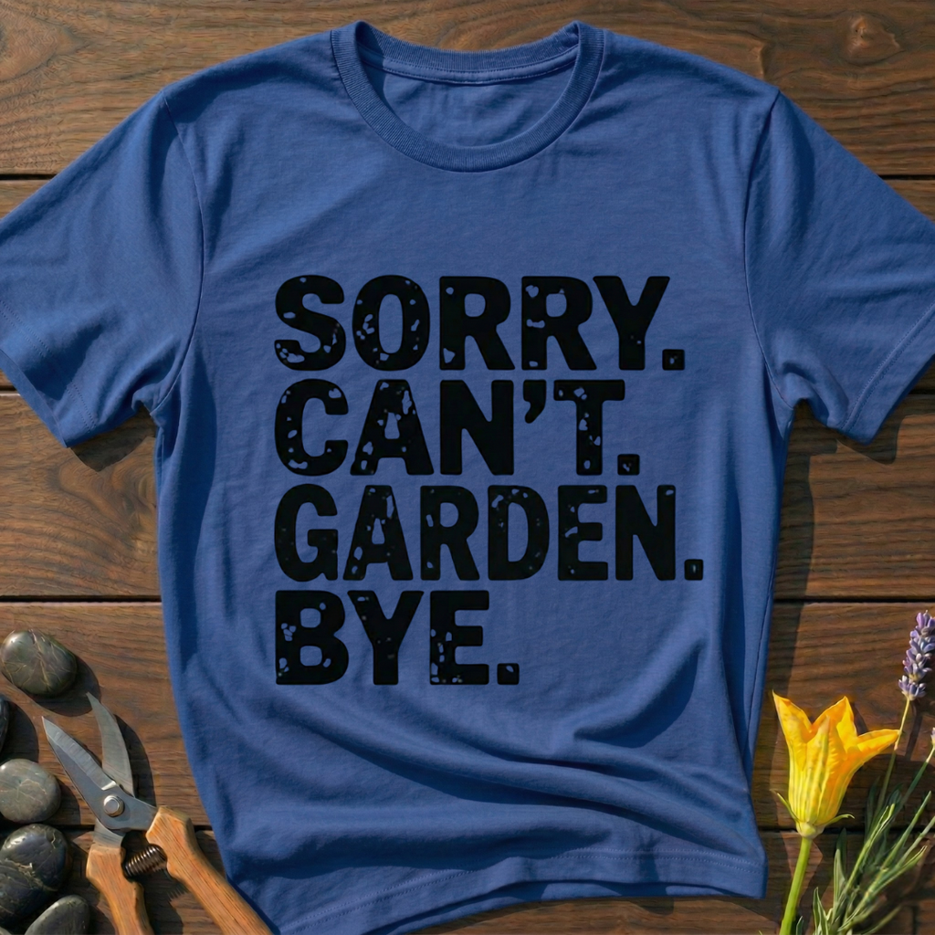 Sorry Can't Garden T-Shirt