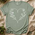 Flower Love T-Shirt by Zen & Zucchinis Slow Garden Club
