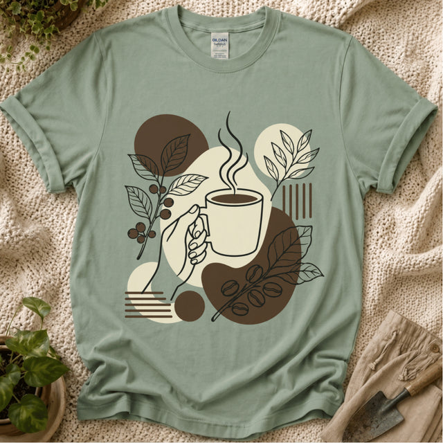 Boho Coffee T-Shirt by Zen & Zucchinis Slow Garden Club