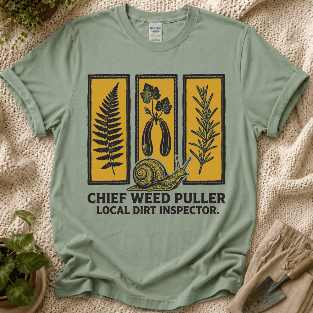 Chief Weed Puller Garden Club T-Shirt