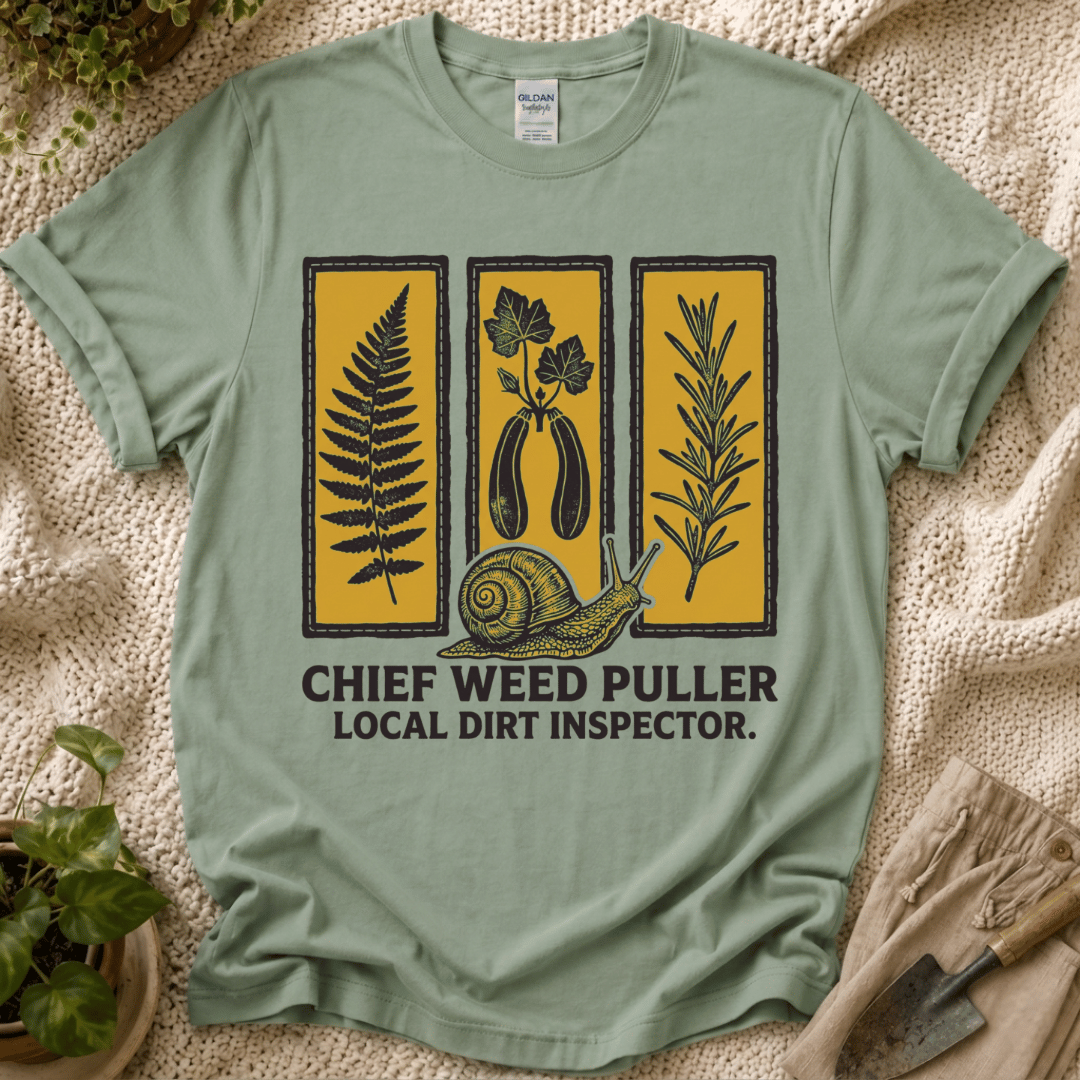 Chief Weed Puller Garden Club T-Shirt
